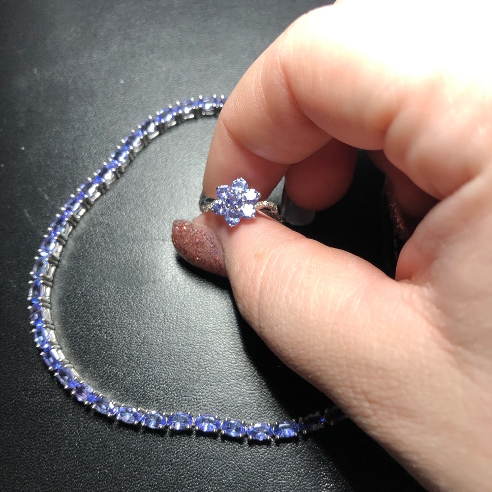 2 beautiful bracelet and ring sets!!